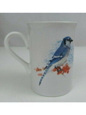 Bay Island Ceramic Coffee Cup Mug With Beautiful Bluejay Design